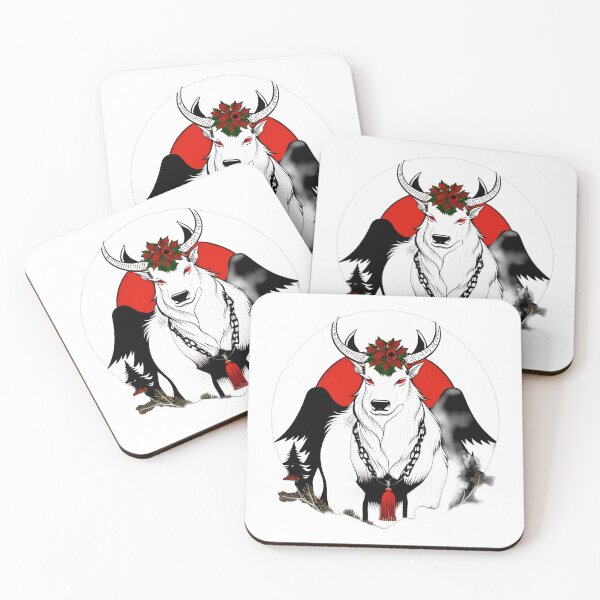 Item preview, Gothic Winged Bull Christmas designed and sold by For-Cat Studio.