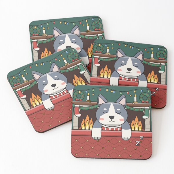 Item preview, Sleepy Husky Puppy by Christmas Fire designed and sold by MHVectorArt.