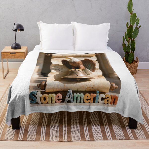 Item preview, Stone American Symbolism Print designed and sold by Lichentroupe63.