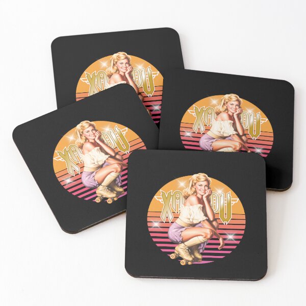Item preview, Olivia Newton-John Xanadu Roller Skating 80s Retro Pop Diva Graphic designed and sold by RahniNM.