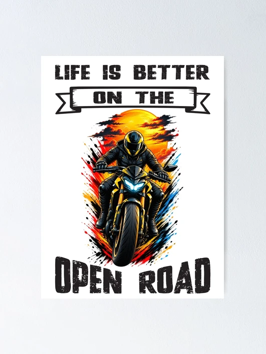 Thumbnail 1 of 3, Poster, Simple Rider Design designed and sold by mostafijur.