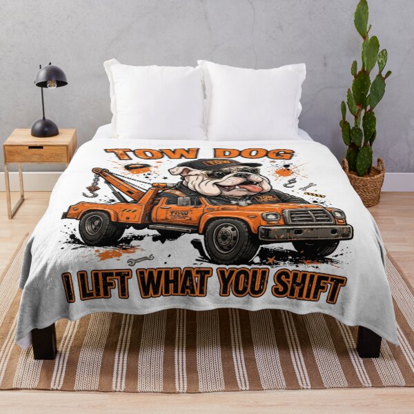 Item preview, Tow Dog - I Lift What You Shift Funny Tow Truck Bulldog Operator designed and sold by Tow Life Co.