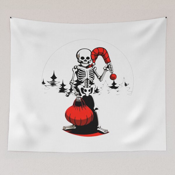 Item preview, Cute Skeleton Christmas Candy Cane designed and sold by For-Cat Studio.
