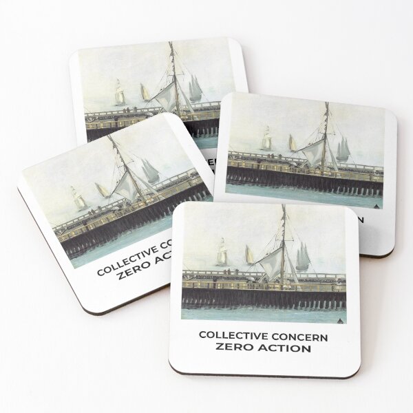 Item preview, The Jetty of Boulogne-sur-Mer by Edouard Manet - Collective Concern Zero Action designed and sold by lijoy.