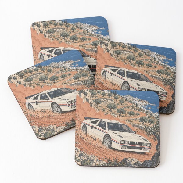 Item preview, Shin-Hanga Rally Coupe on Rocky Mountain Hairpin designed and sold by WAVE-JP.