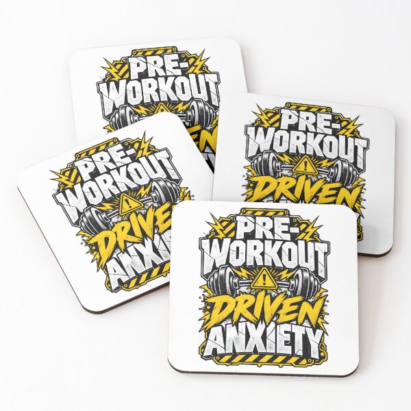 Item preview, Pre Workout Driven Anxiety Brutalist Fitness Graphic designed and sold by Win Hardy.