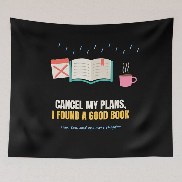 Item preview, Cancel My Plans Found A Good Book Cozy designed and sold by The Cozy Design Studio.
