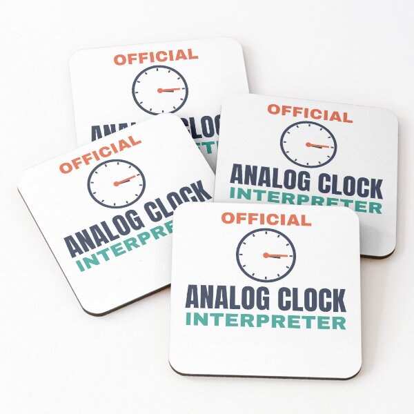 Item preview, Official Analog Clock Interpreter Funny Teacher designed and sold by SupplyCoStudio.