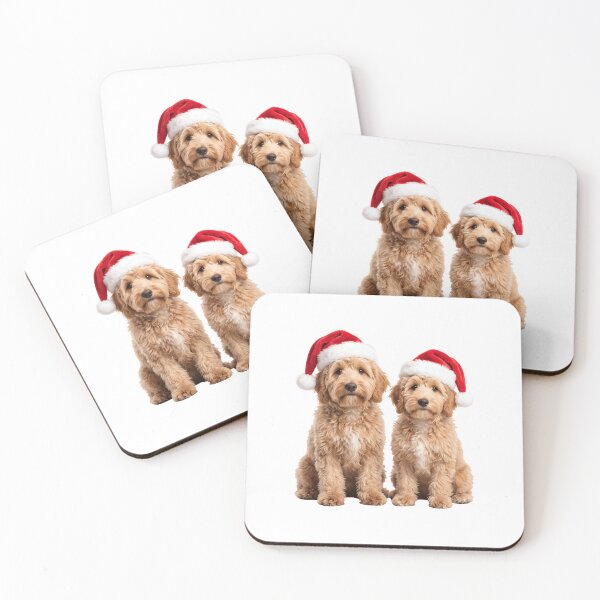 Item preview, Bichon Poodle Dog Christmas designed and sold by CrispyMeowsart.