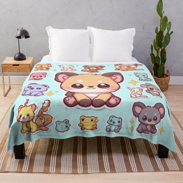 Item preview, Cute Kawaii Animal Cartoon Sticker designed and sold by MushArtist.