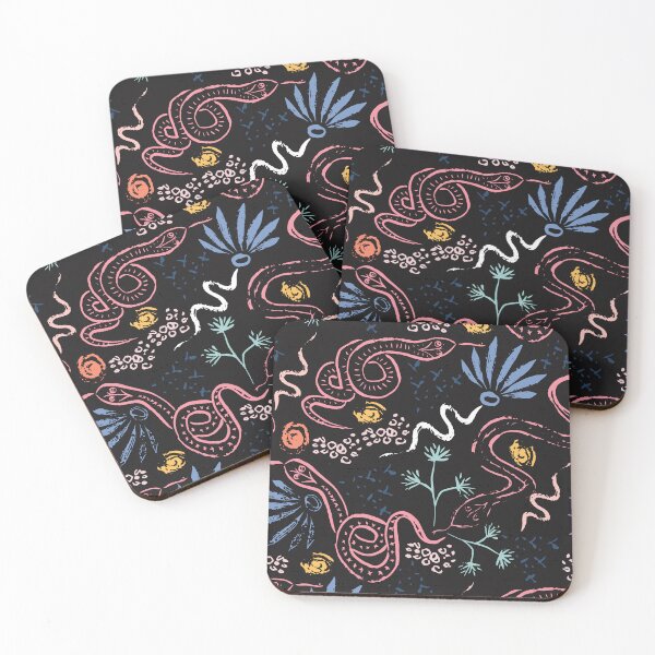 Item preview, Snakes in the dark grass of the forest floor designed and sold by Stavrina_Art_Lab.