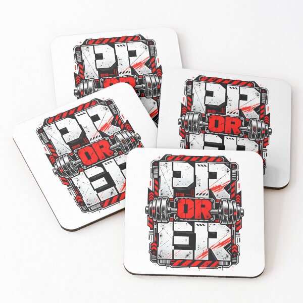Item preview, PR Or ER Brutalist Powerlifting Gym Graphic designed and sold by Win Hardy.