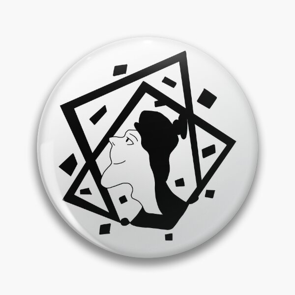 Item preview, Geometric Abstract Silhouette Portrait Art designed and sold by VNK.