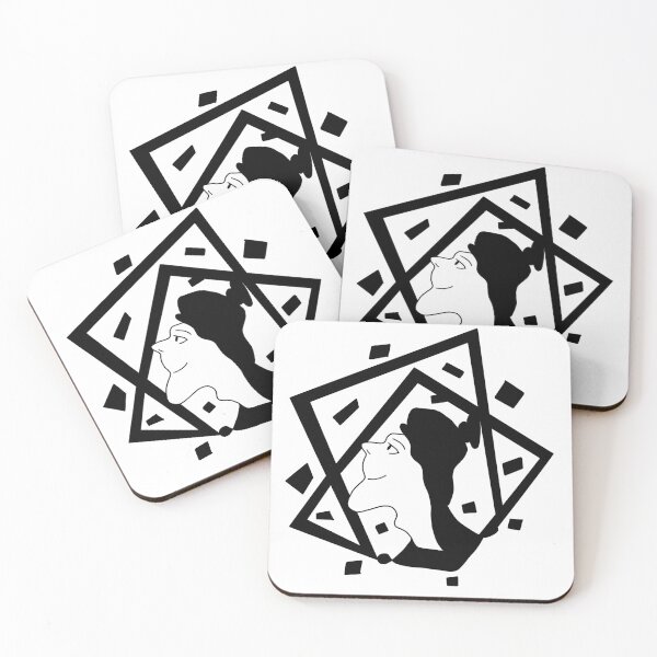 Item preview, Geometric Abstract Silhouette Portrait Art designed and sold by VNK.