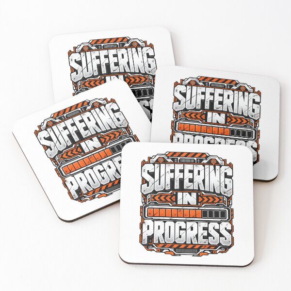 Item preview, Suffering In Progress Brutalist Gym Graphic designed and sold by Win Hardy.