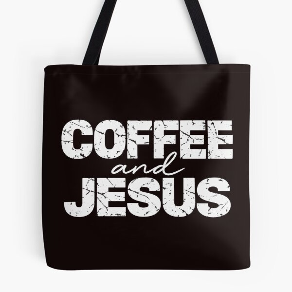 Item preview, Coffee And Jesus Distressed Vintage Graphic designed and sold by PunPals-Art.
