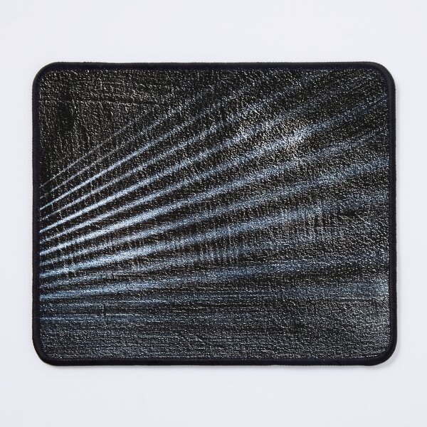 Item preview, Midnight Waves – Black and Silver Abstract Texture Photography designed and sold by Visual Arts Dominika Cybuch.