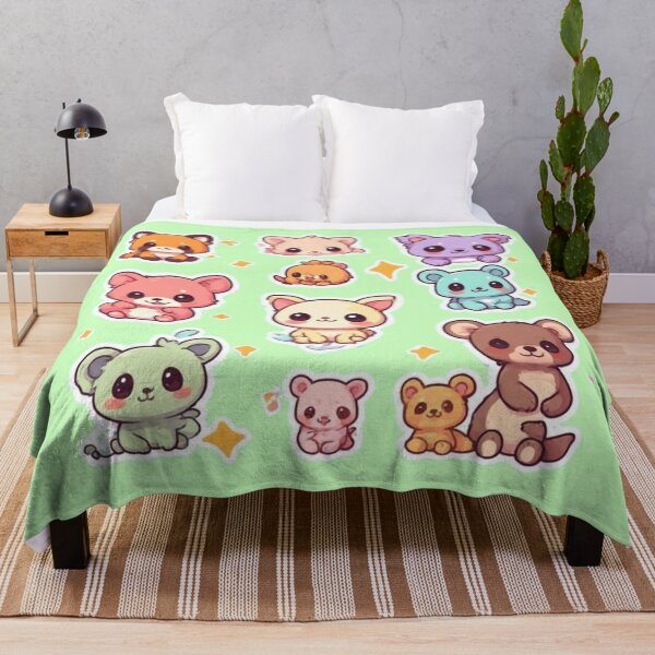 Item preview, Cute Kawaii Animal Cartoon Sticker designed and sold by MushArtist.