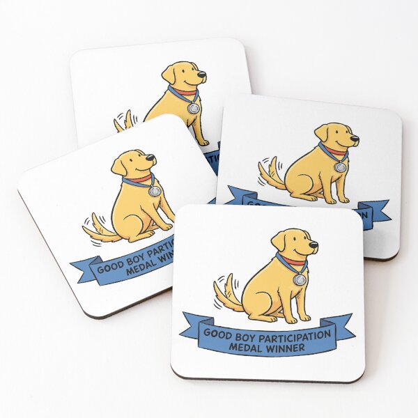 Item preview, Good boy training participation medal winner  designed and sold by goatboyjr.