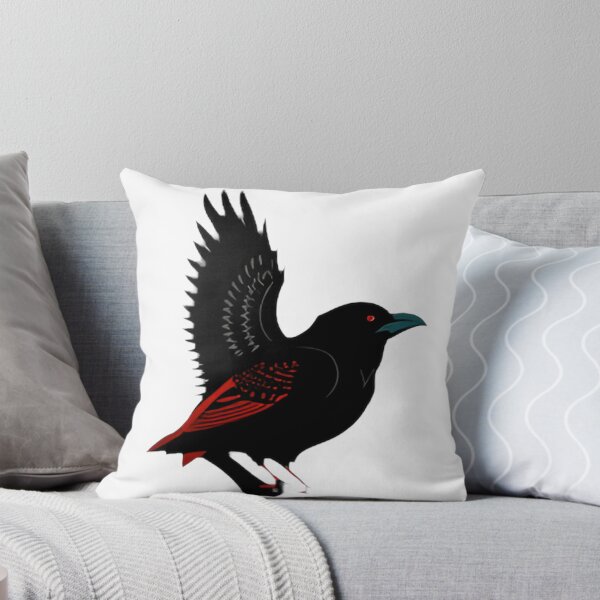 Item preview, Stylized Black Raven Christmas Emblem designed and sold by For-Cat Studio.