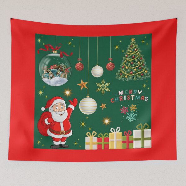 Item preview, Cute Santa Claus Gift Boxes Art designed and sold by Azurart2.