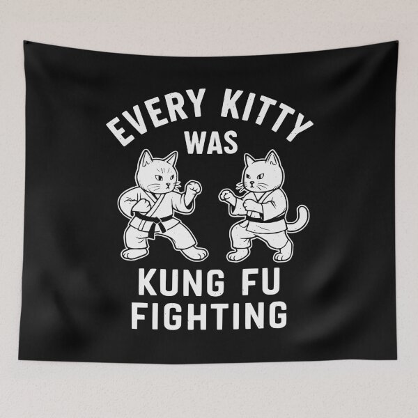 Item preview, kung fu cat designed and sold by Amareajaosa.