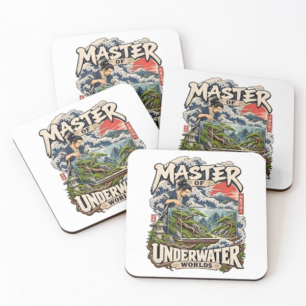 Item preview, Master Of Underwater Worlds Aquascape Ukiyo-e designed and sold by LoafLogic.