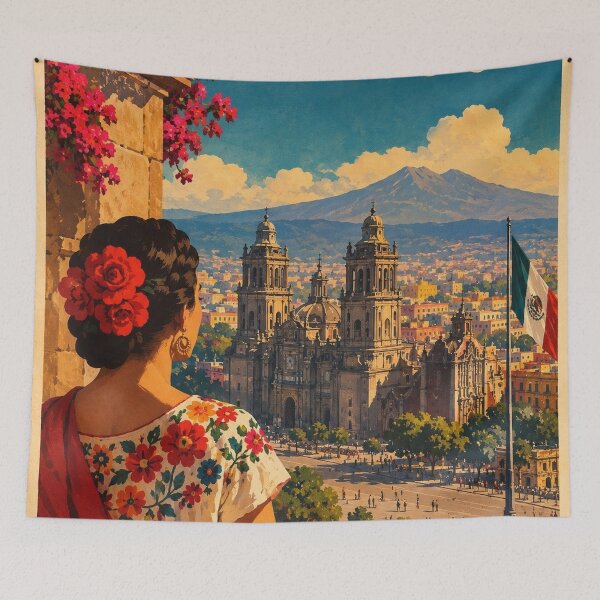 Item preview, Vintage Travel Poster Frida designed and sold by FabFunFridaForever!.