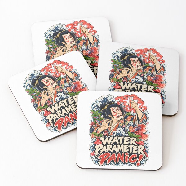 Item preview, Water Parameter Panic Ukiyo-e Kabuki Graphic designed and sold by Win Hardy.