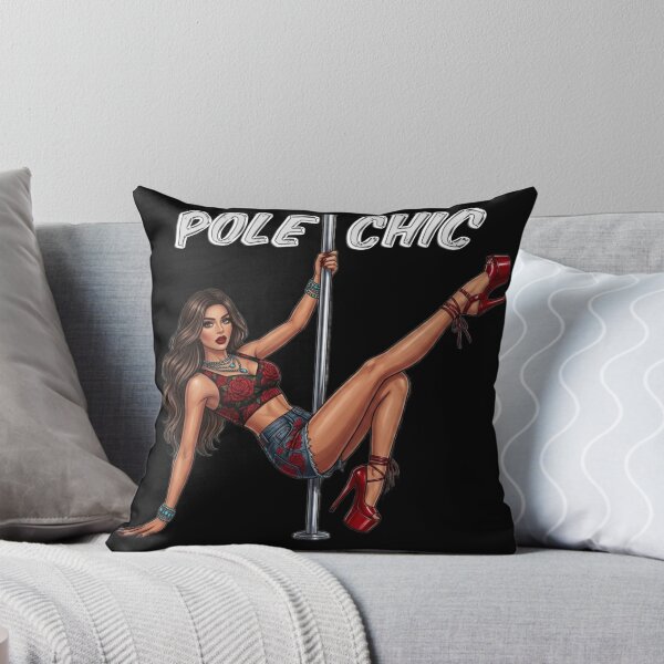 Item preview, Pole Chic Glamorous Dancer In Red Heels And Pole Art designed and sold by MaRCAStro.