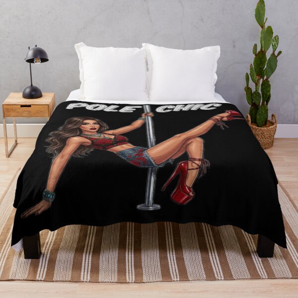 Item preview, Pole Chic Glamorous Dancer In Red Heels And Pole Art designed and sold by MaRCAStro.