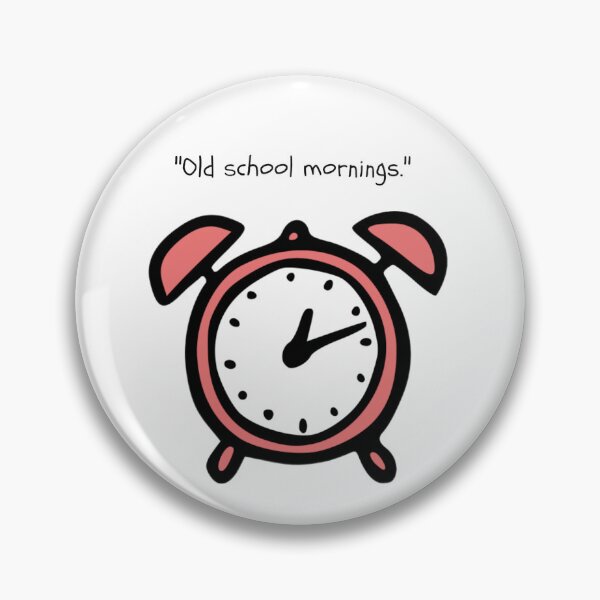 Item preview, Old School Mornings – Retro Alarm Clock Illustration designed and sold by PicturePick.