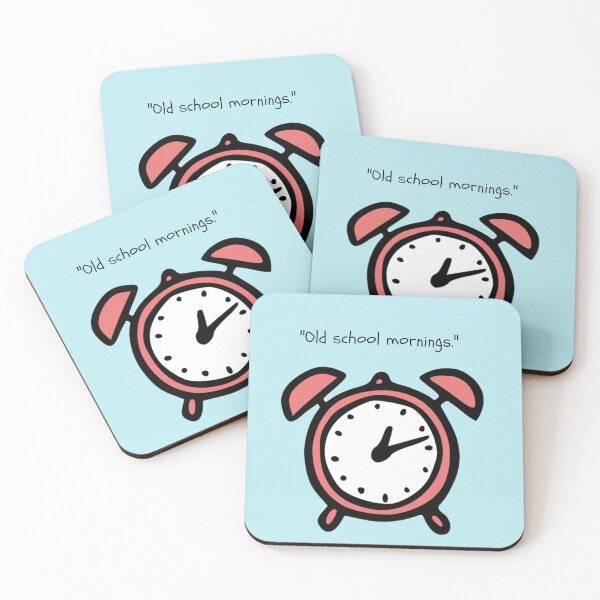 Item preview, Old School Mornings – Retro Alarm Clock Illustration designed and sold by PicturePick.