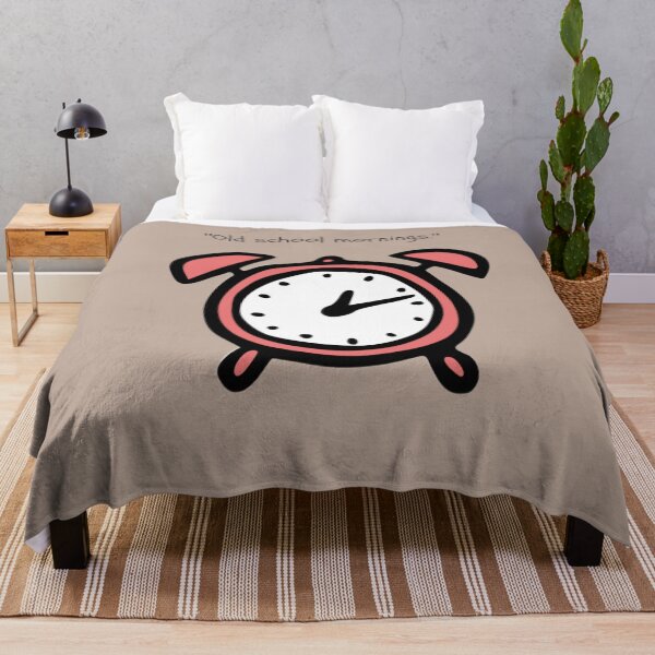 Item preview, Old School Mornings – Retro Alarm Clock Illustration designed and sold by PicturePick.