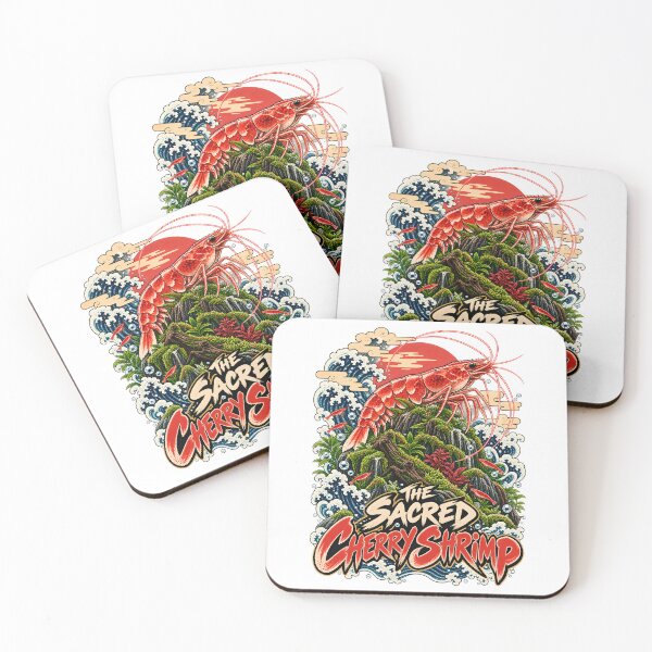 Item preview, Sacred Cherry Shrimp Japanese Ukiyo-e Print designed and sold by Win Hardy.