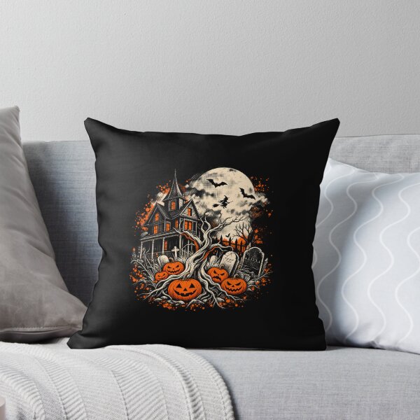 Item preview, Spooky Halloween Pumpkin Design designed and sold by ikrart.
