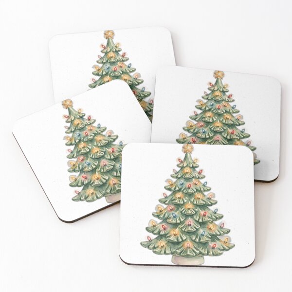 Item preview, Vintage Ceramic Christmas Tree - Retro Tabletop Tree with Colorful Peg Lights designed and sold by Foriart.