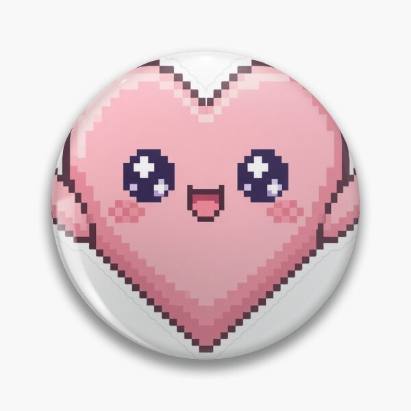 Item preview, Kawaii Pixel Heart designed and sold by GNDSW-Sticker.