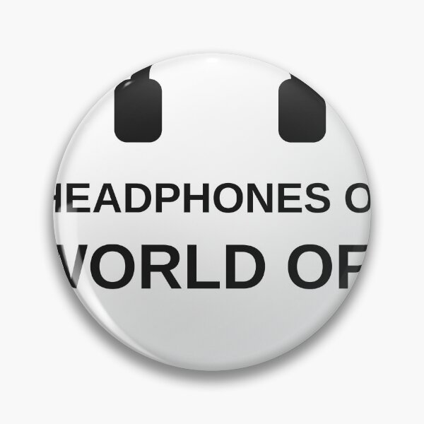 Item preview, Headphones On World Off Funny Music Introvert designed and sold by jz0n.x.