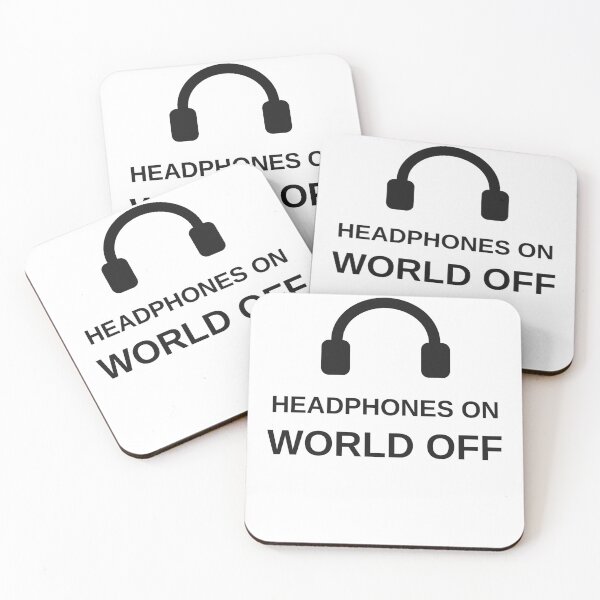 Item preview, Headphones On World Off Funny Music Introvert designed and sold by jz0n.x.