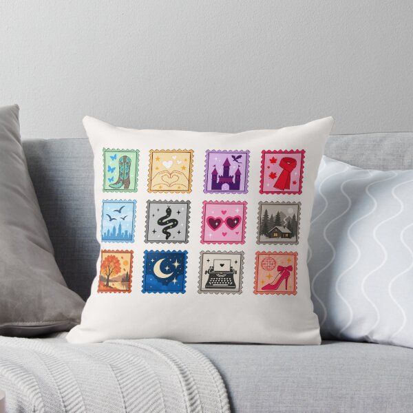 Item preview, Era Postage Stamp Collection – Album Aesthetic Sticker designed and sold by taylorvinyls.
