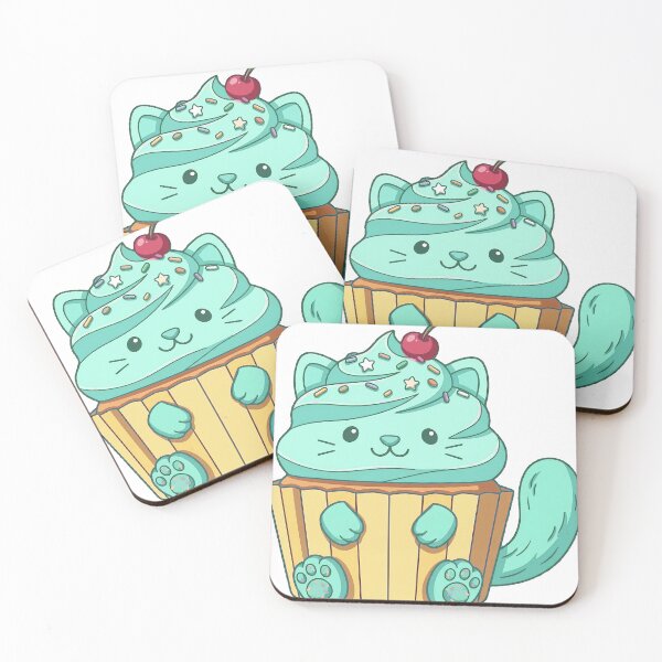 Item preview, Cupcake Cat Mint designed and sold by Fishcake: The Shop.