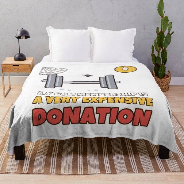 Item preview, My Gym Membership Is A Very Expensive Donation Funny Gym New Year designed and sold by Bornprints.