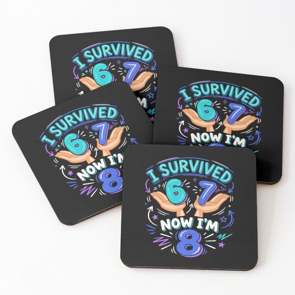 Item preview, I Survive 6 7 Now I'm 8 8th Years Old Boys Kids Birthday designed and sold by Hns Trending.