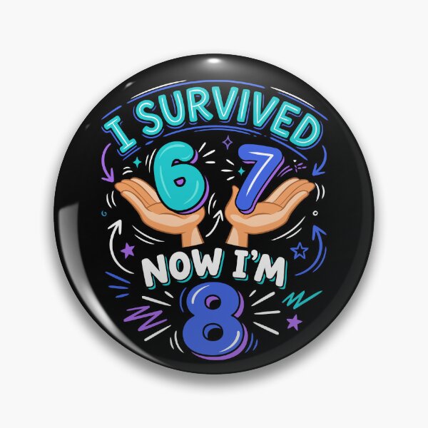 Item preview, I Survive 6 7 Now I'm 8 8th Years Old Boys Kids Birthday designed and sold by Hns Trending.