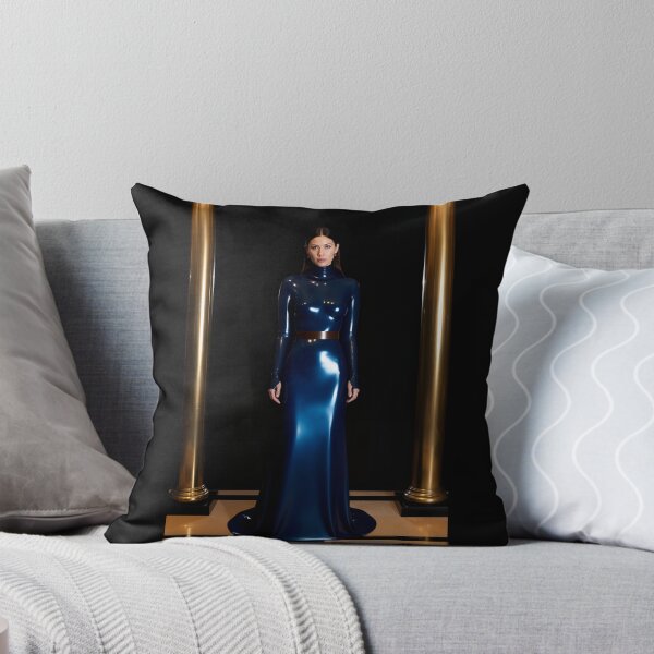Item preview, Navy Latex Gown – Art Deco Hall of Brass Columns designed and sold by Magic-Reality.