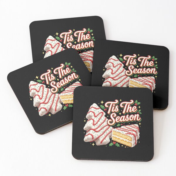 Item preview, Tis The Season Christmas Tree Cakes  designed and sold by CrispyMeowsart.