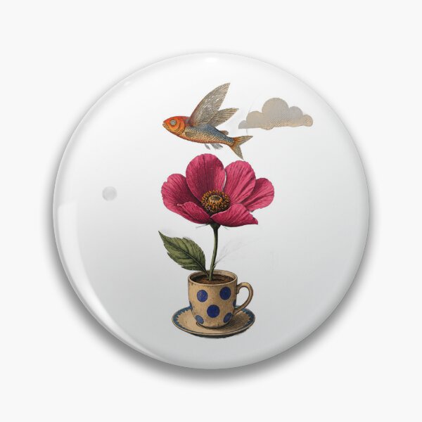 Item preview, Surreal Flying Fish in a Teacup designed and sold by mohamedmawgoud.