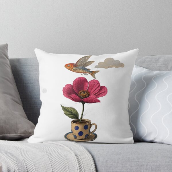 Item preview, Surreal Flying Fish in a Teacup designed and sold by mohamedmawgoud.