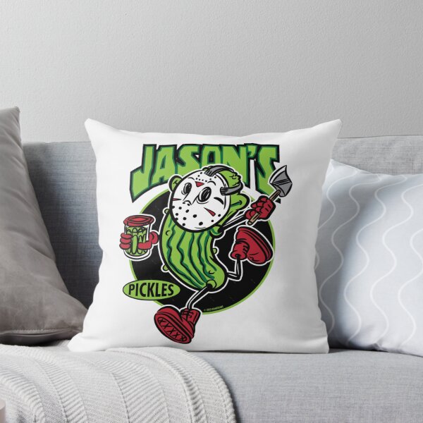 Item preview, Jason Voorhees Crystal Lake Pickle Cartoon Parody designed and sold by AntoniaHarrison.
